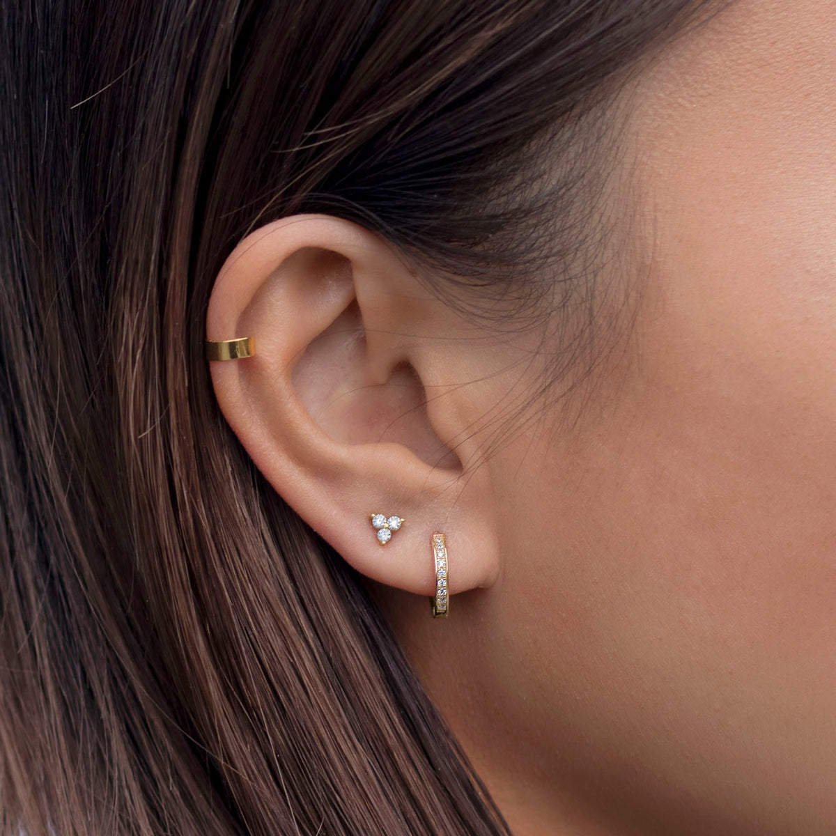 Small Clover Stud Earrings