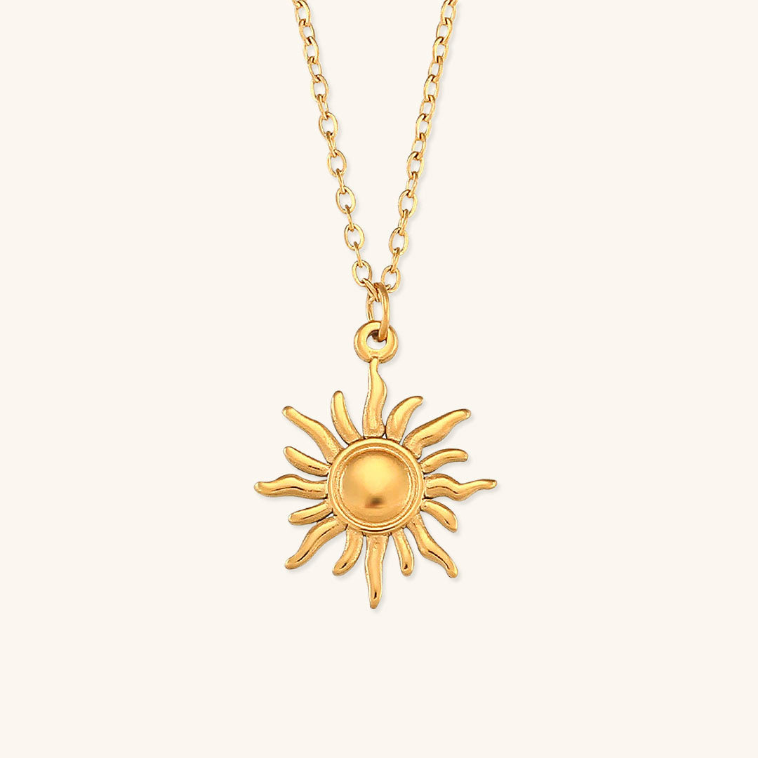 Eliora - Gold Sun Necklace