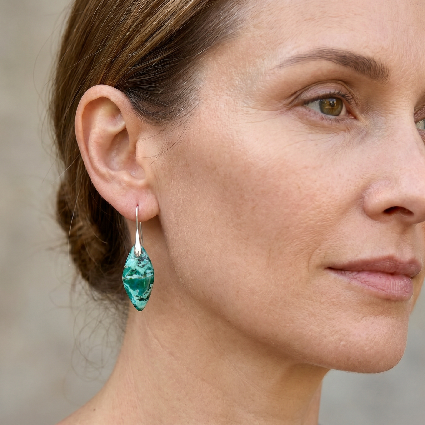 Lucie – Earrings made of Natural Material