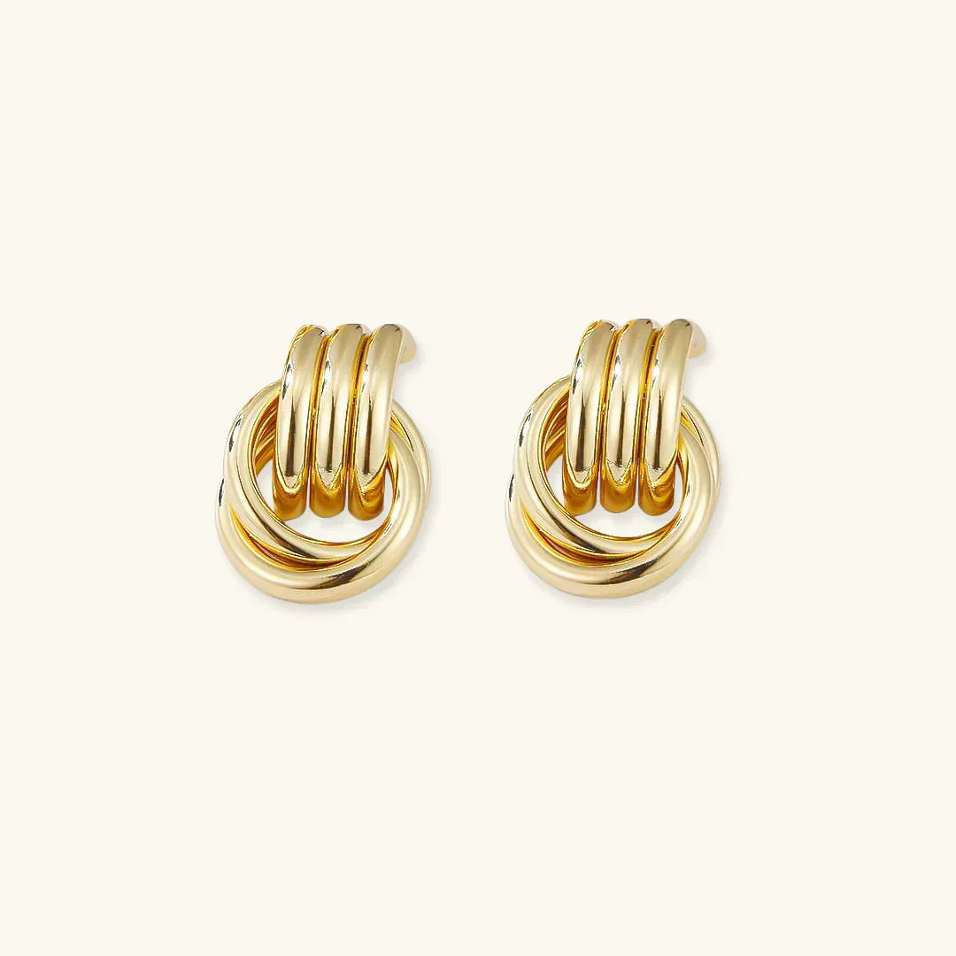 Nyra – Geometrically Twisted Earrings