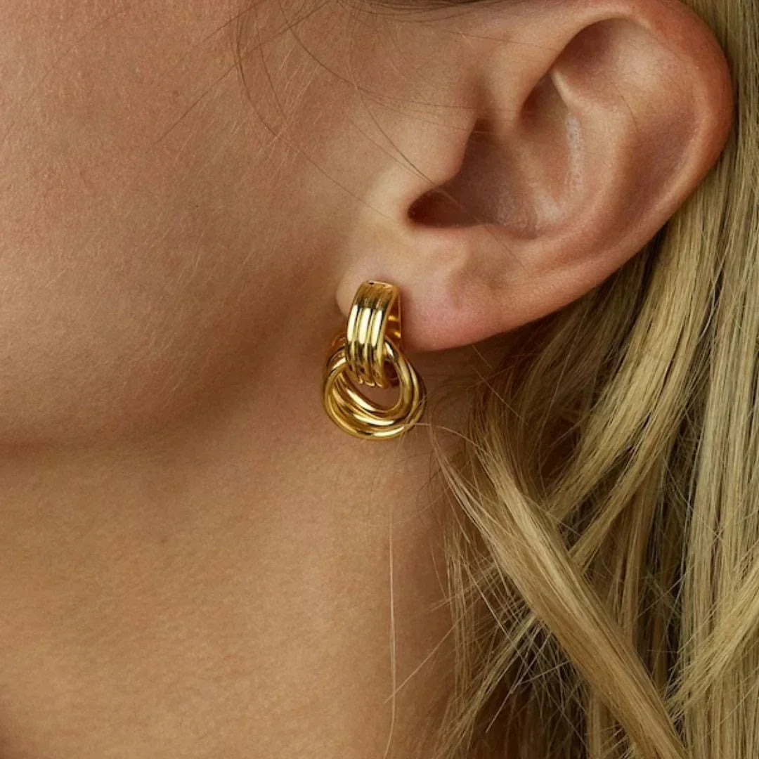 Nyra – Geometrically Twisted Earrings