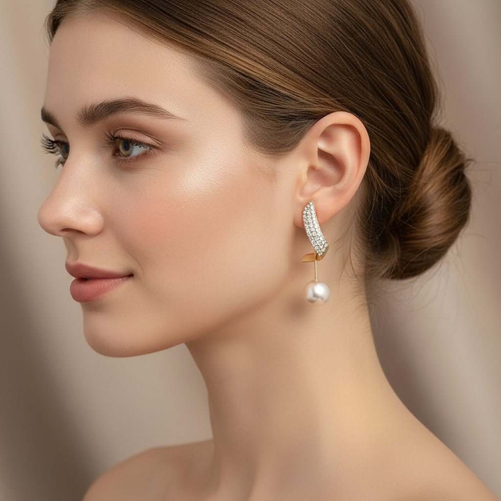 Lumine – Fascination Earrings with Pearls and Noble Gold Plating