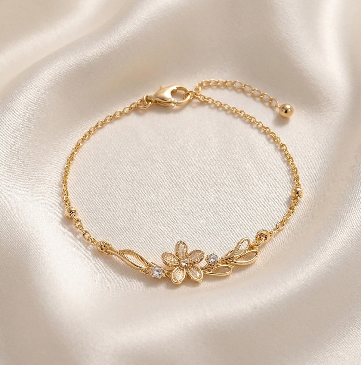 Delicate Floral Bracelet