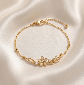 Delicate Floral Bracelet