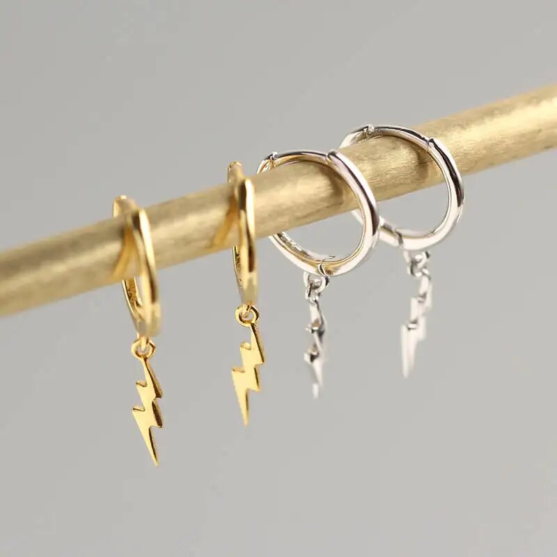 Blitz Hoop Earrings - Blitz Shape Earrings