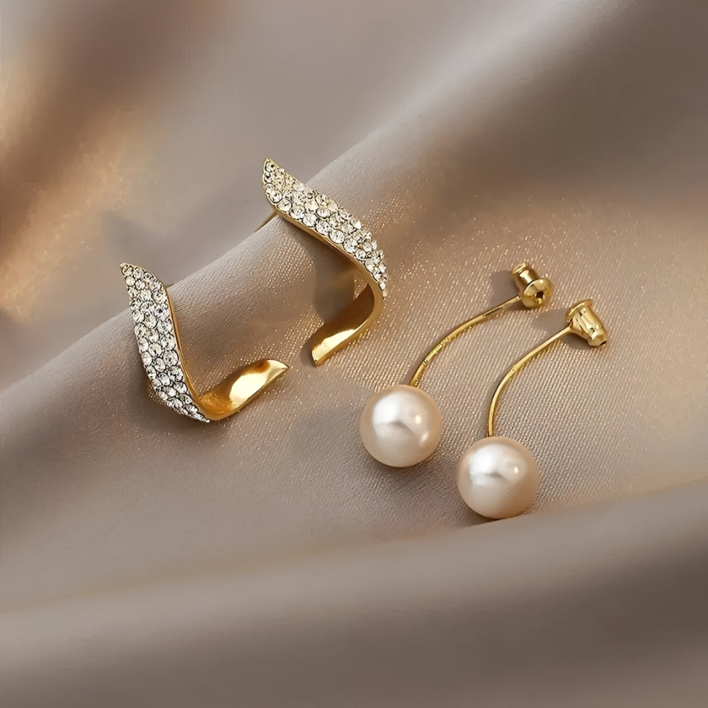 Lumine – Fascination Earrings with Pearls and Noble Gold Plating