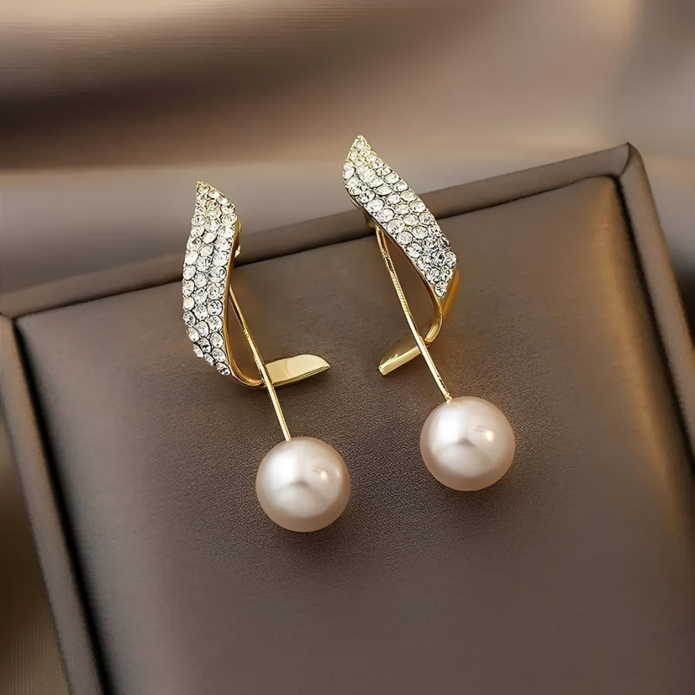 Lumine – Fascination Earrings with Pearls and Noble Gold Plating
