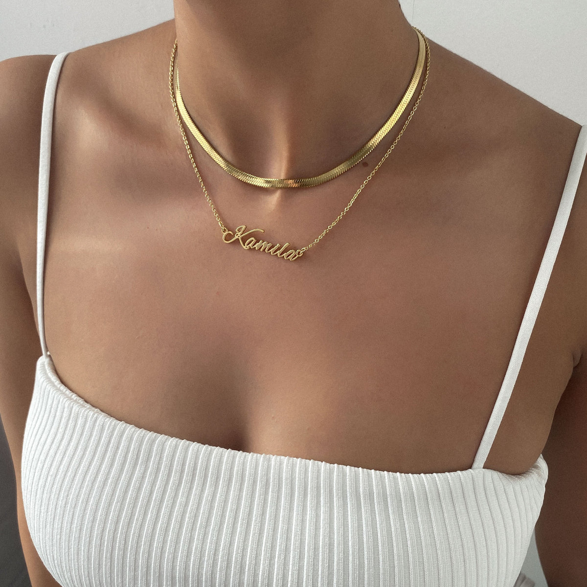 Juliette – Stylish Chevron Necklace