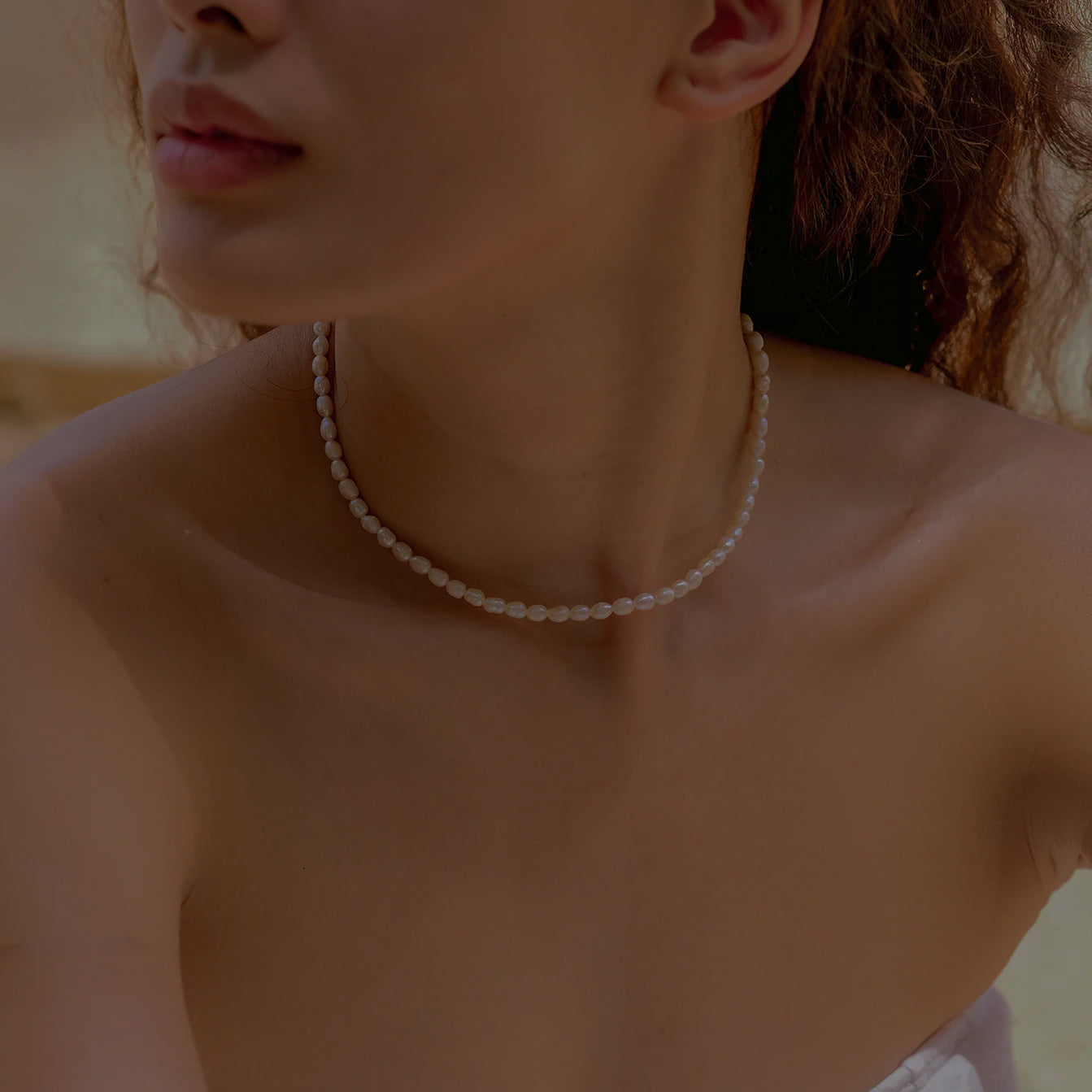 Avaria - Choker with Freshwater Pearls