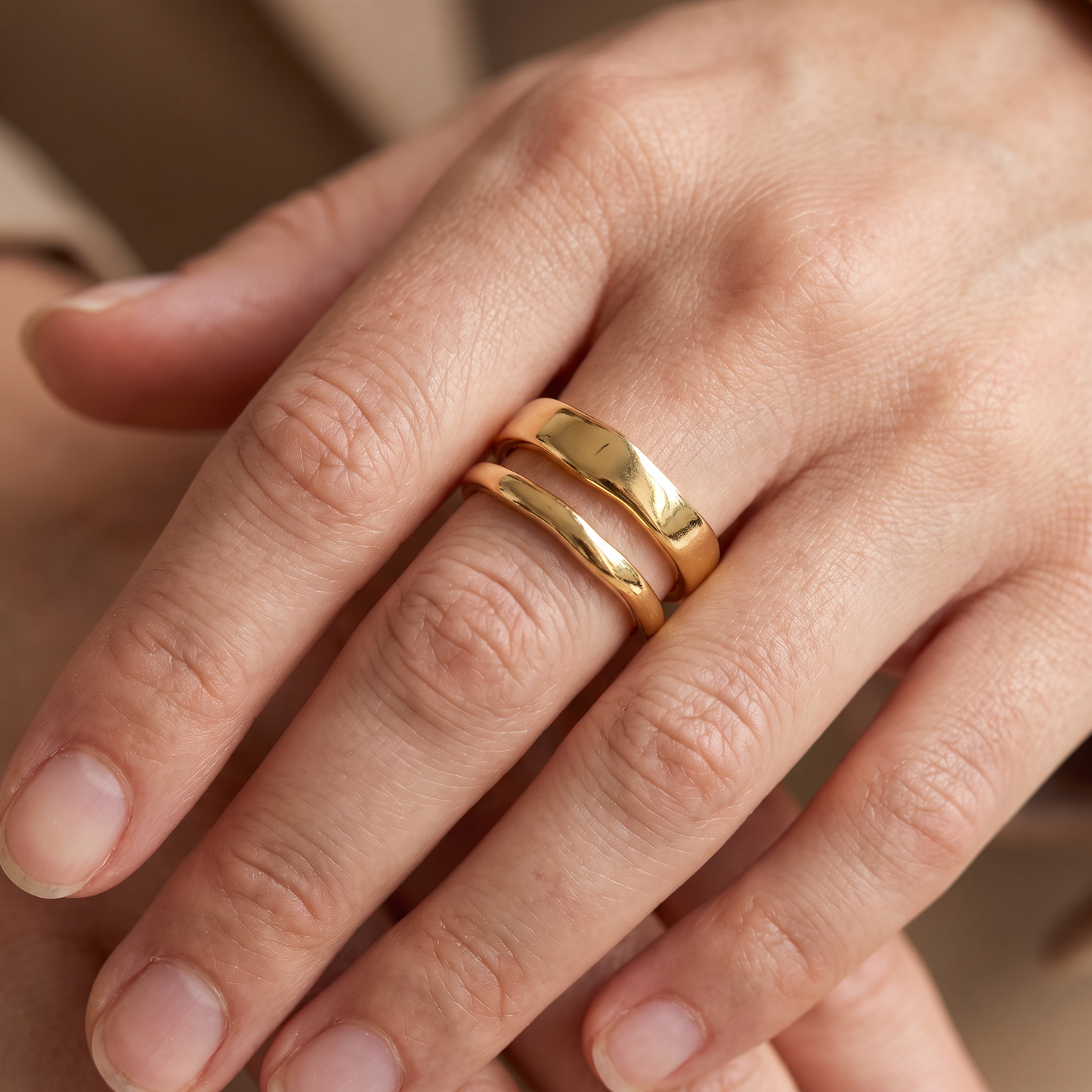 Ashley – Stylish Double Ring