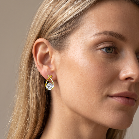 Arielle – Earrings made of 18K Gold