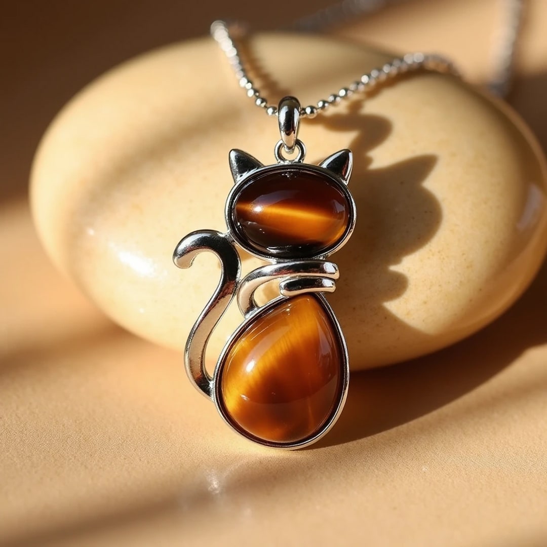 Mila – Cat Collar Made of Natural Stone