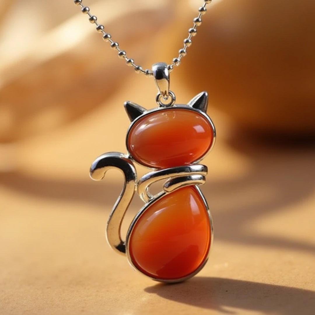 Mila – Cat Collar Made of Natural Stone