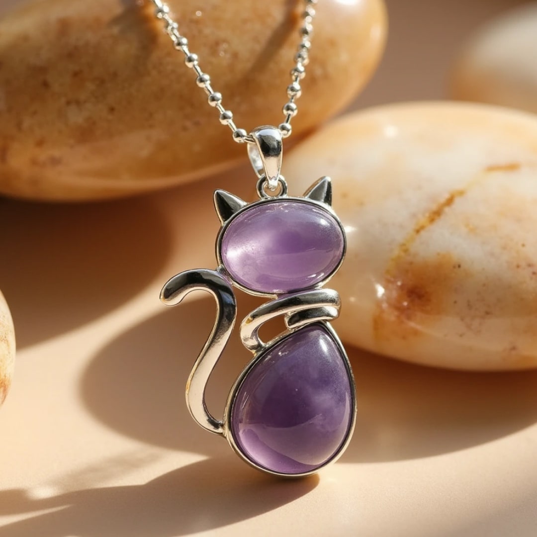 Mila – Cat Collar Made of Natural Stone