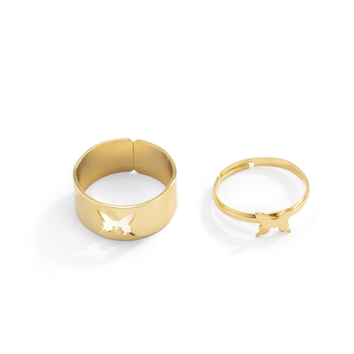 Women’s Adjustable Butterfly Ring for Matching Styles