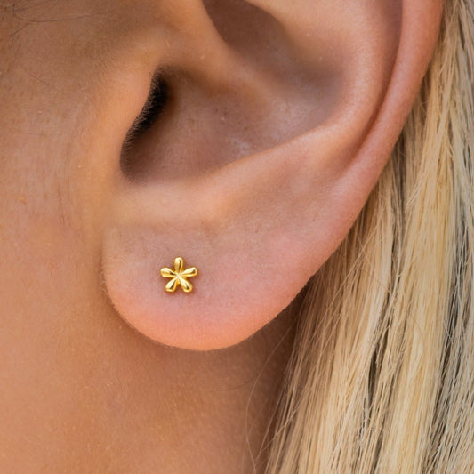 Lily – Small Earrings Made of Gold
