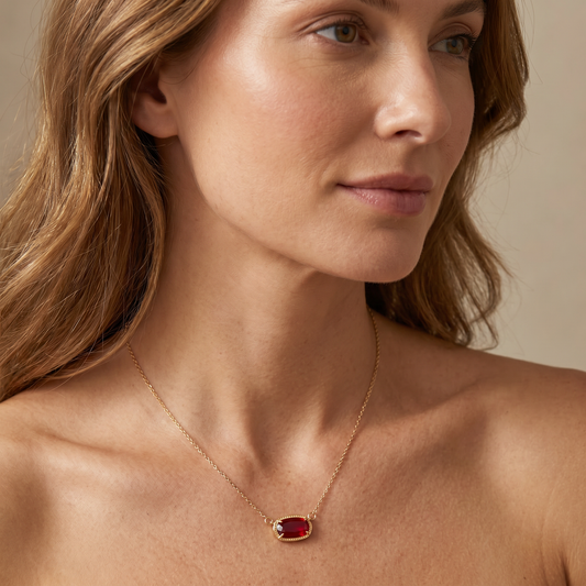 Viya – Birthstone Necklace Elegant