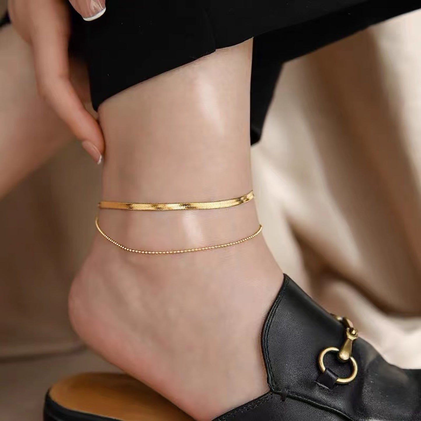 Frida – Ankle Chain Gold
