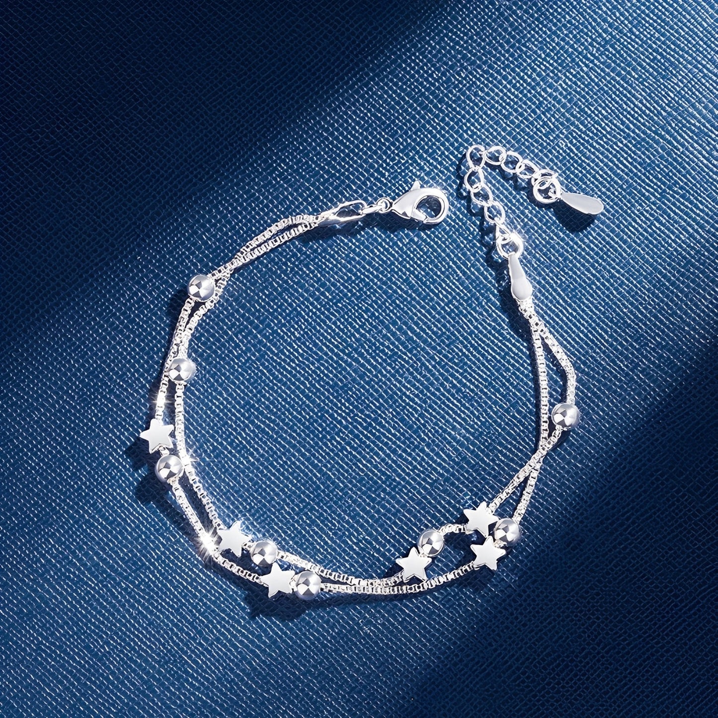 Yuna – Bracelet Double Circle Star Korean Style