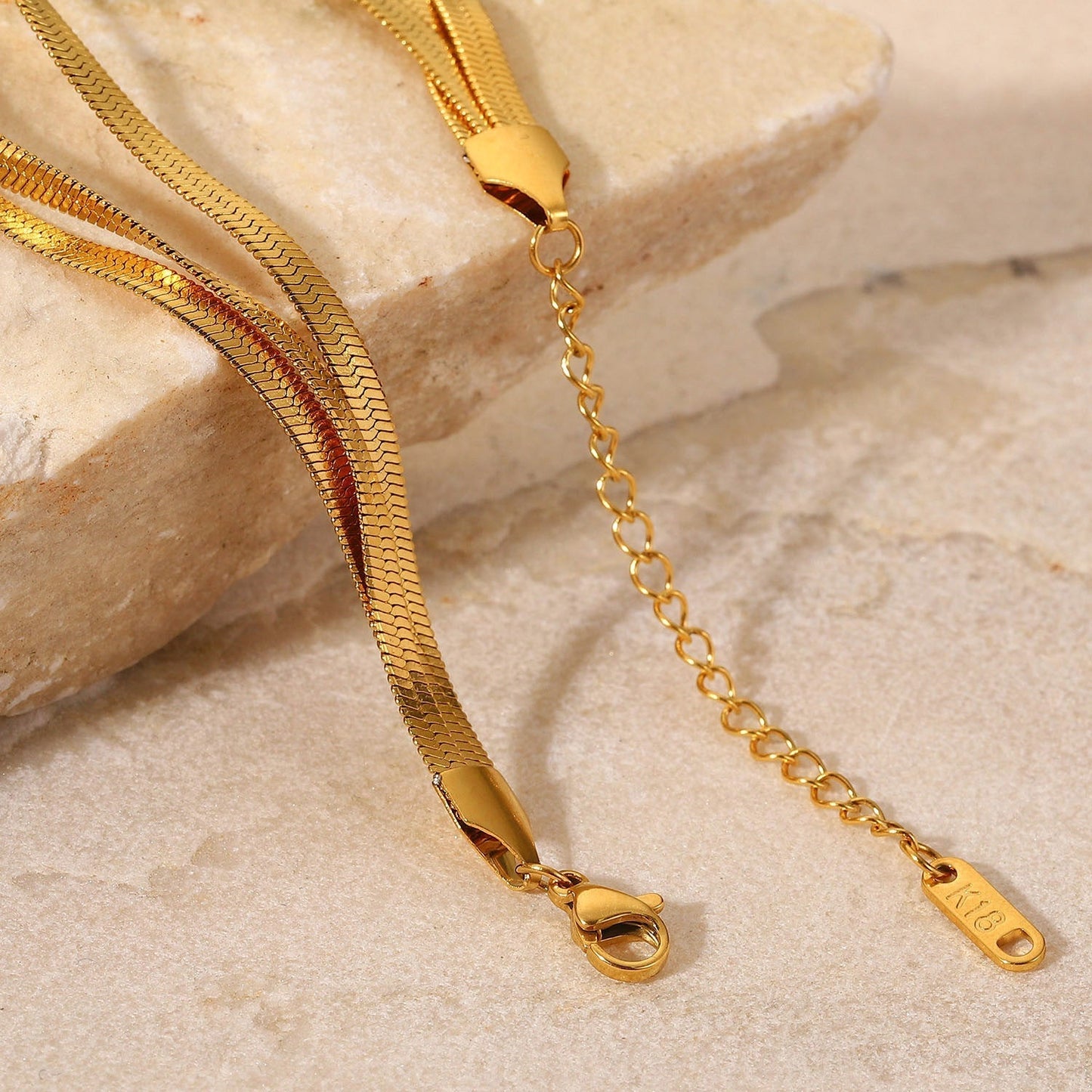Abela - Fishbone Bracelet Three-Layered