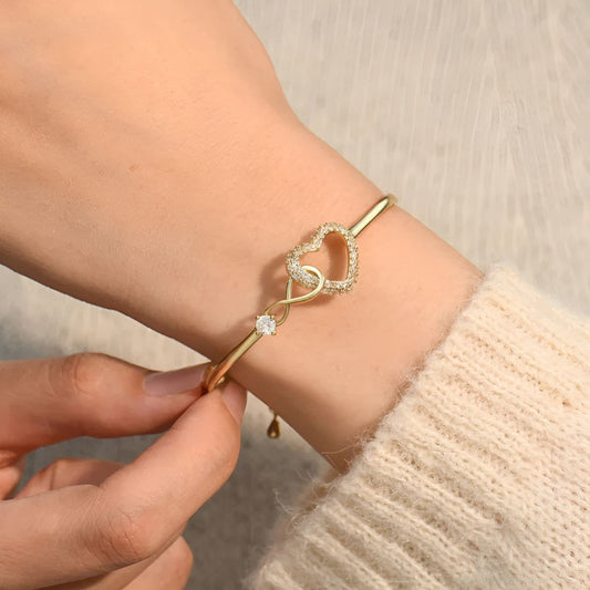 Ayumi – Bracelet Mother and Daughter Infinity Gold