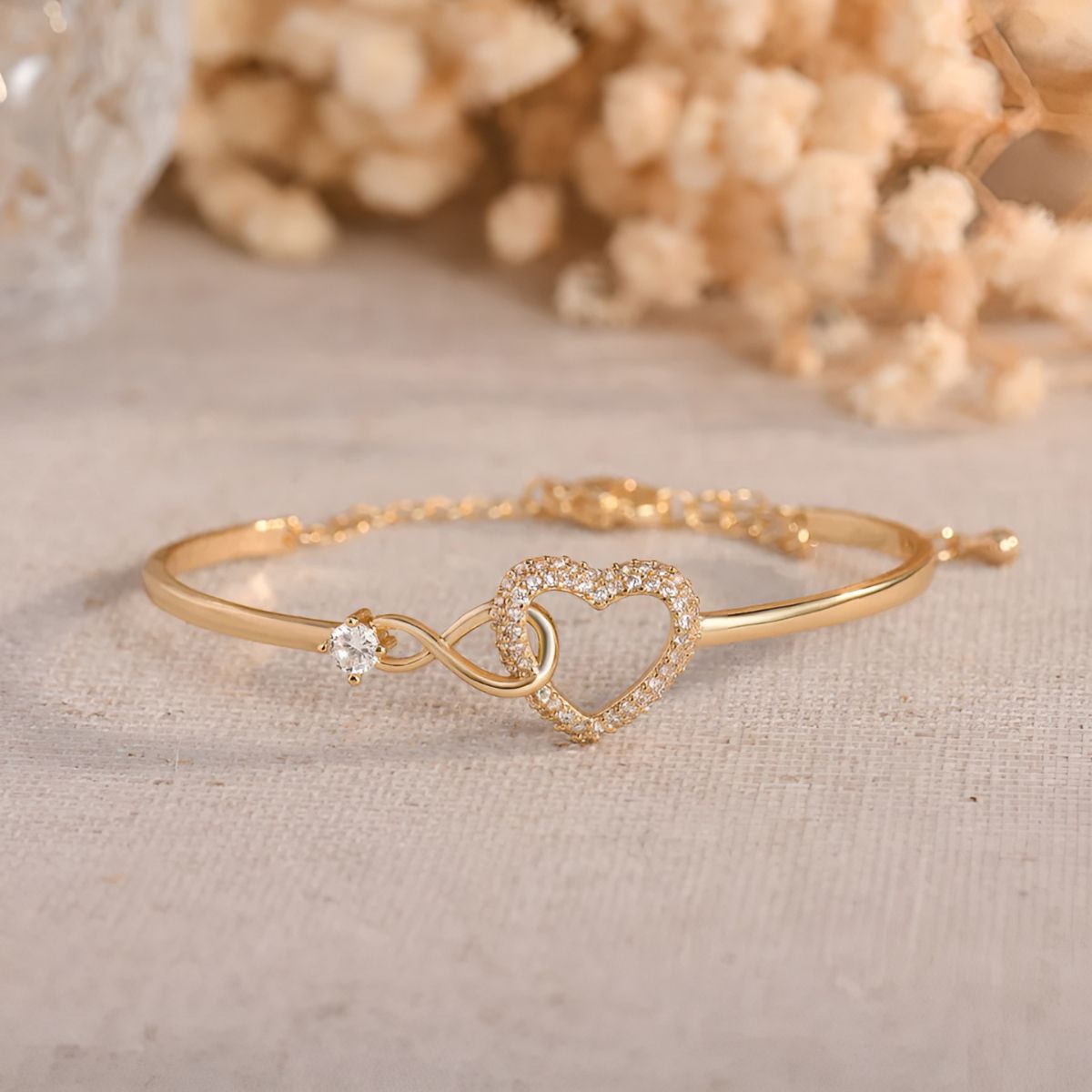 Ayumi – Bracelet Mother and Daughter Infinity Gold
