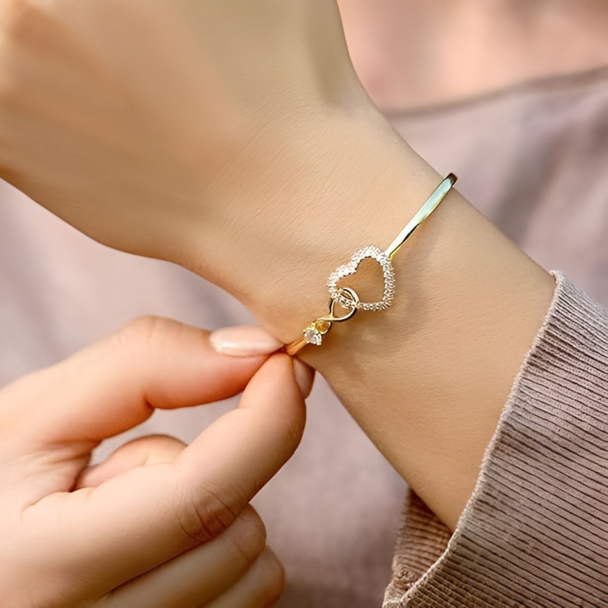 Ayumi – Bracelet Mother and Daughter Infinity Gold
