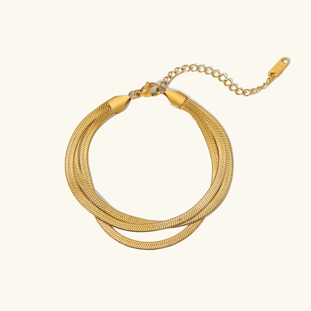 Abela - Fishbone Bracelet Three-Layered