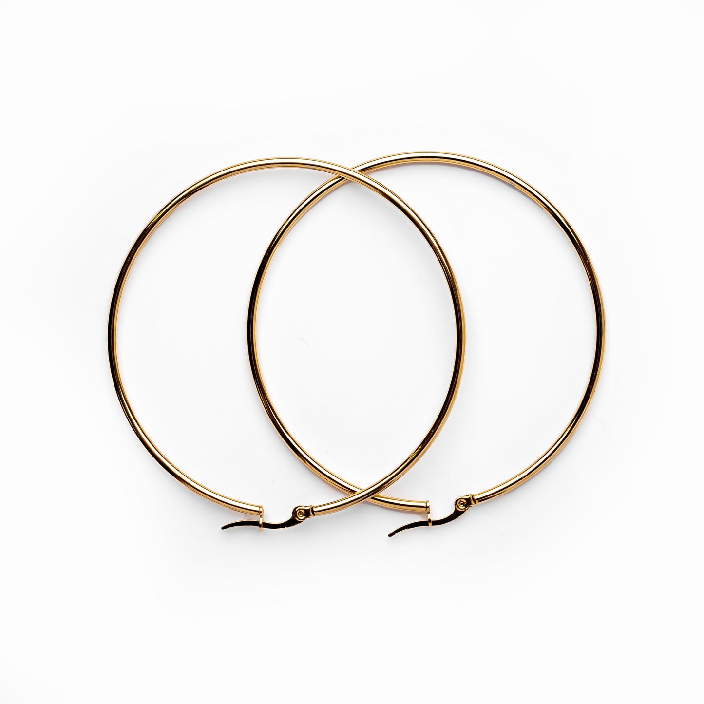 Camille – Golden Stylish Hoops