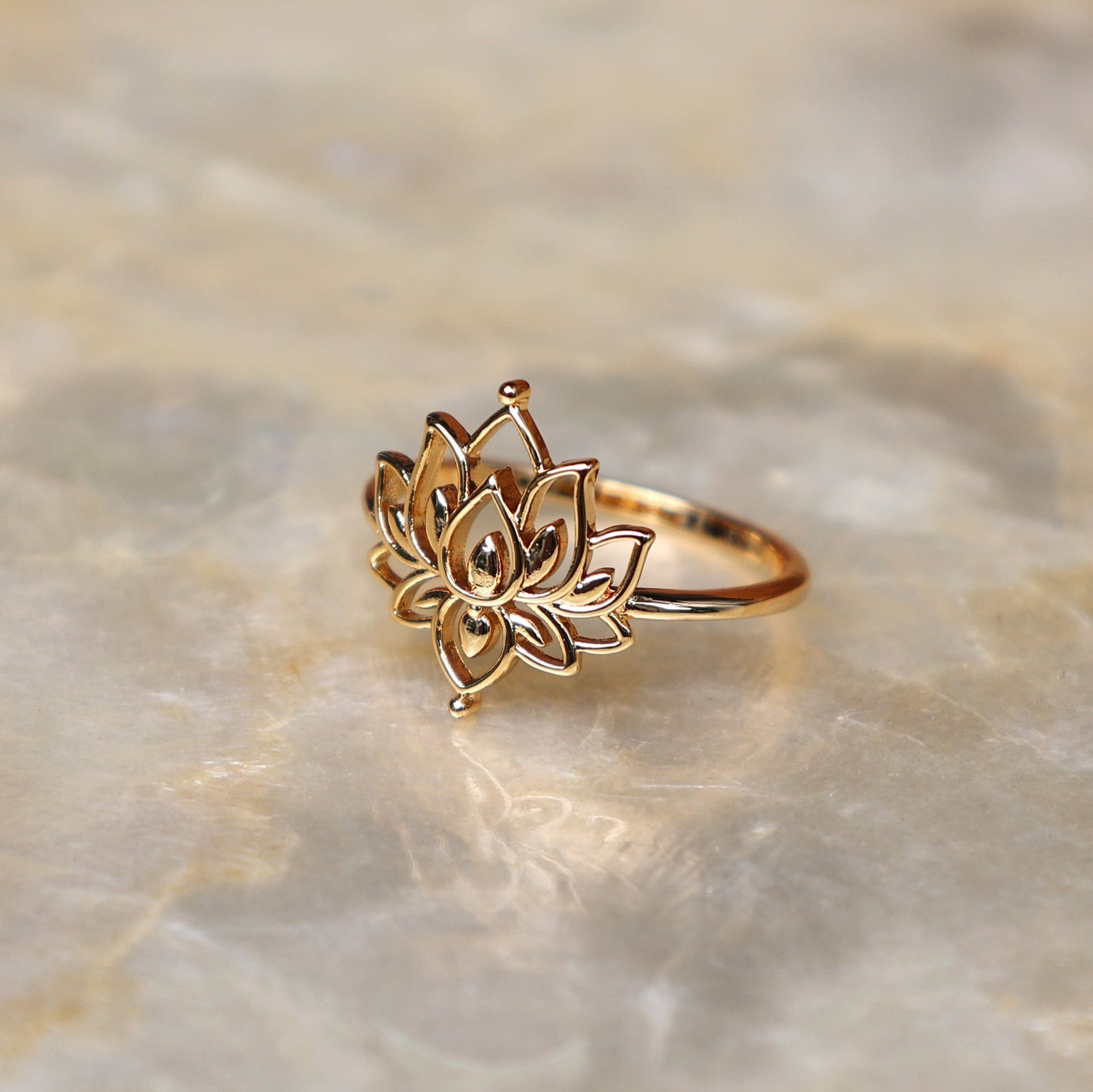 Lotus Flower - Elegant Ring