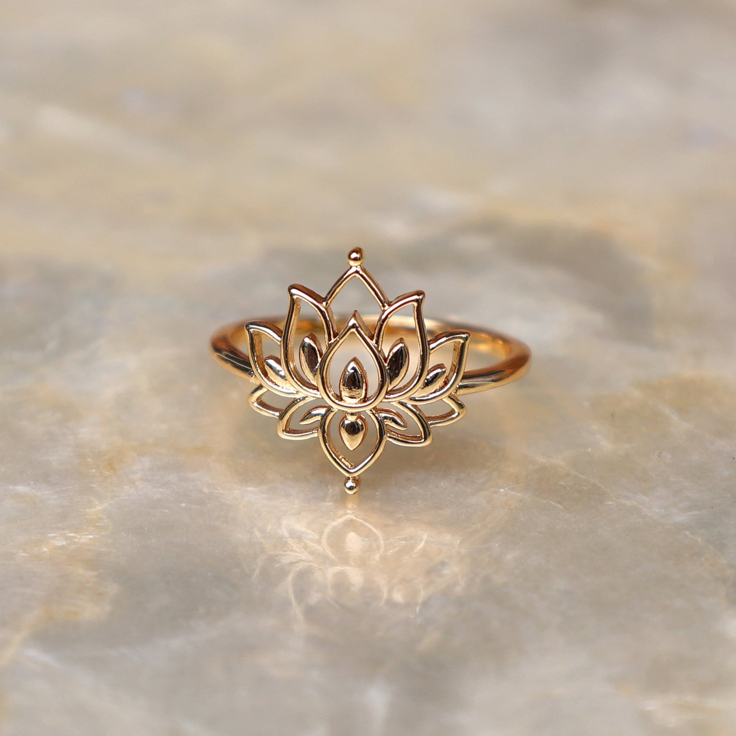 Lotus Flower - Elegant Ring