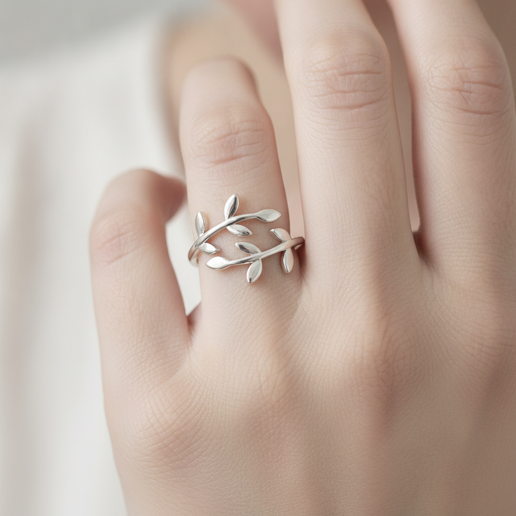 Jordin - Ring with Small Leaves