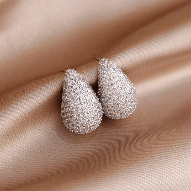 Drop Ear Studs - Inlay Earring