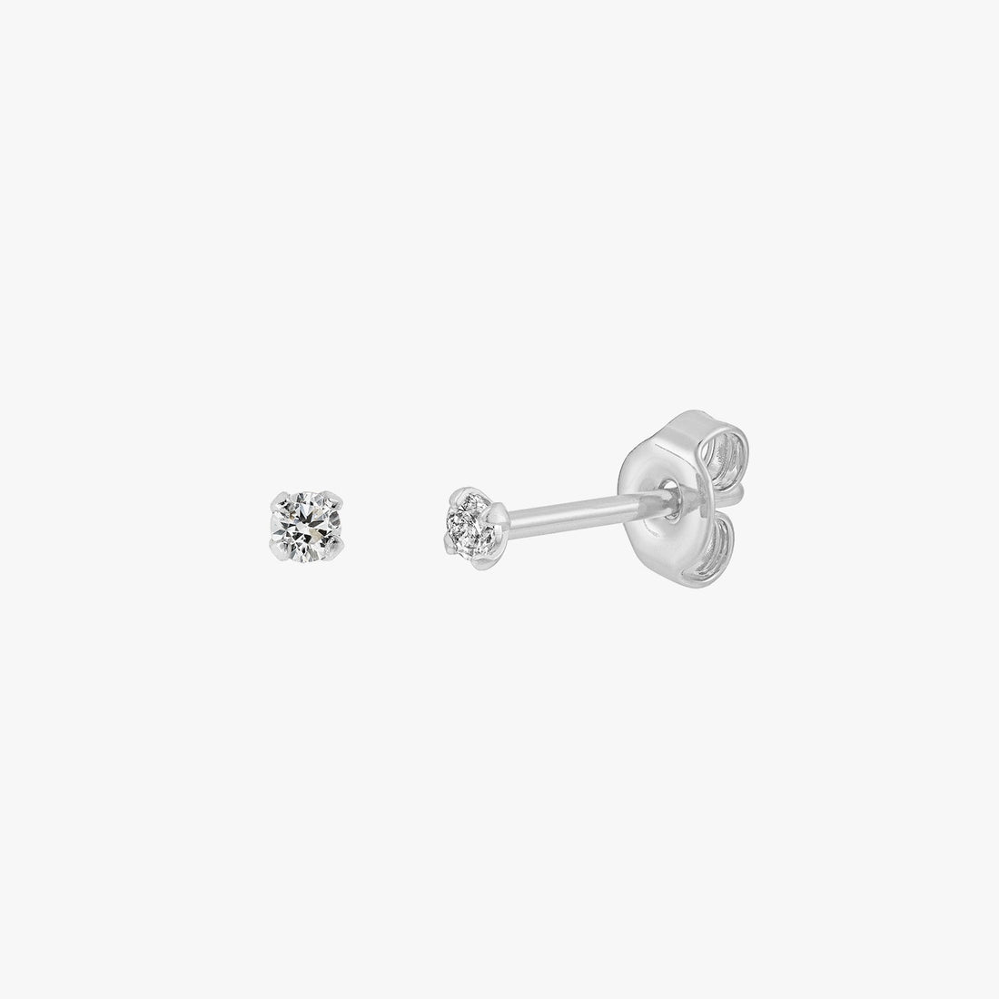 Sloane - Sparkling Mini Stud Earrings 2mm
