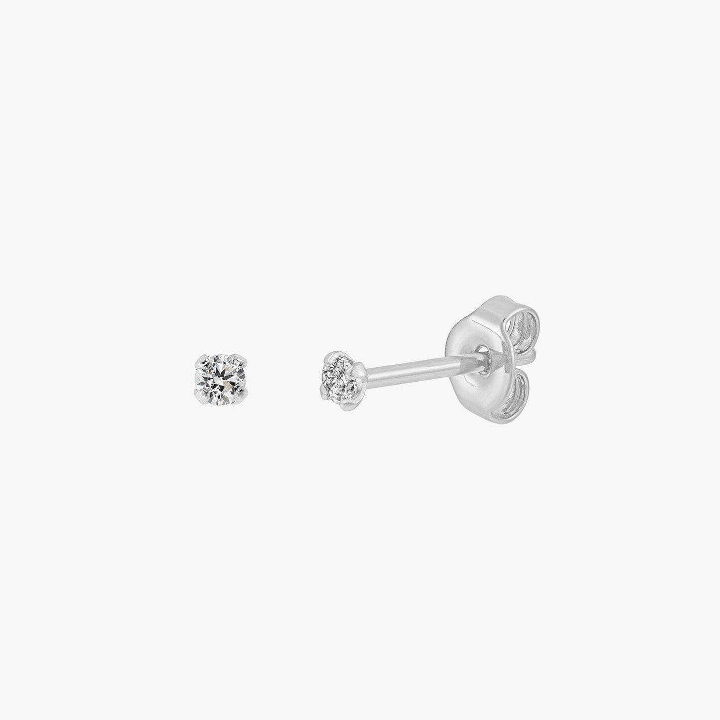Sloane - Sparkling Mini Stud Earrings 2mm