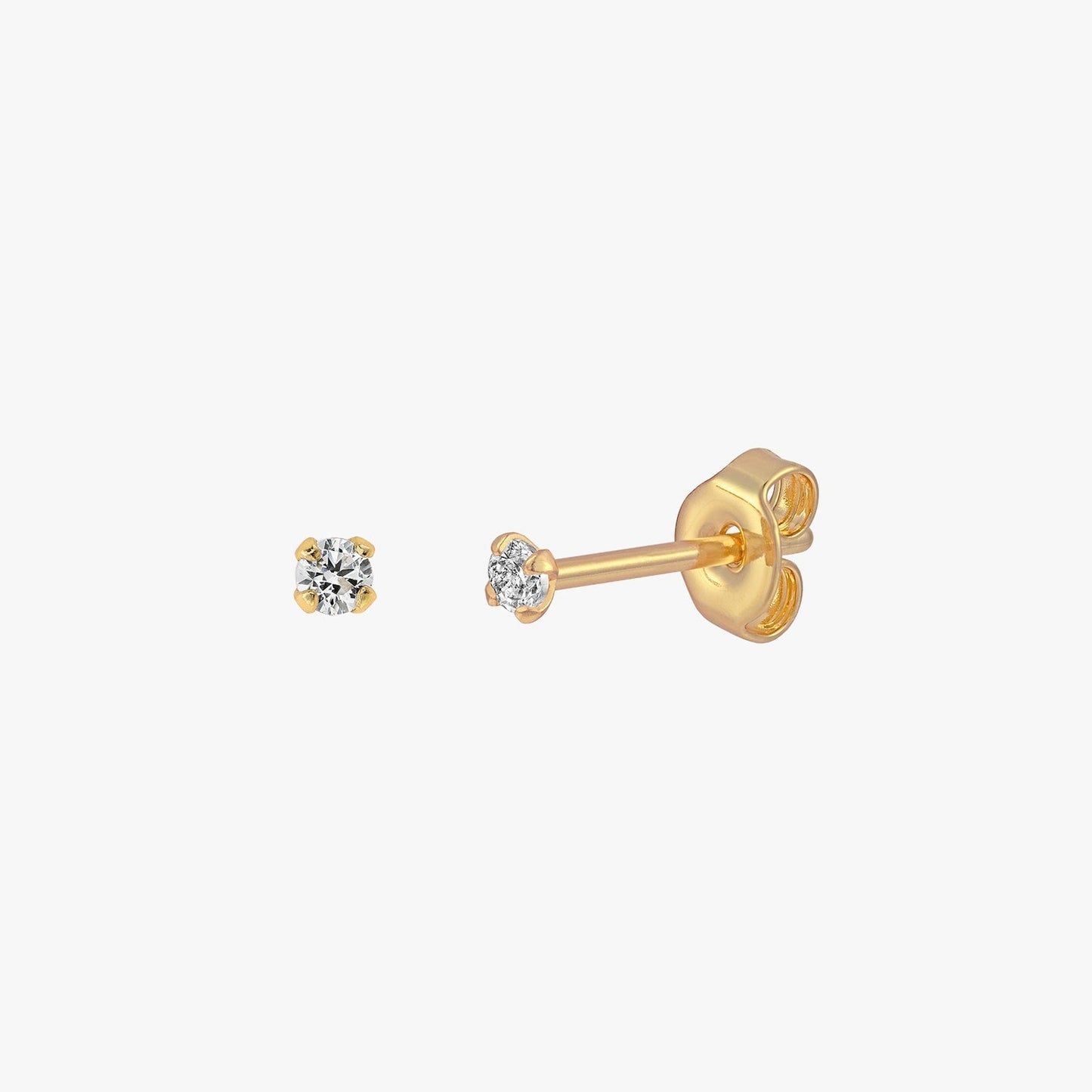 Sloane - Sparkling Mini Stud Earrings 2mm