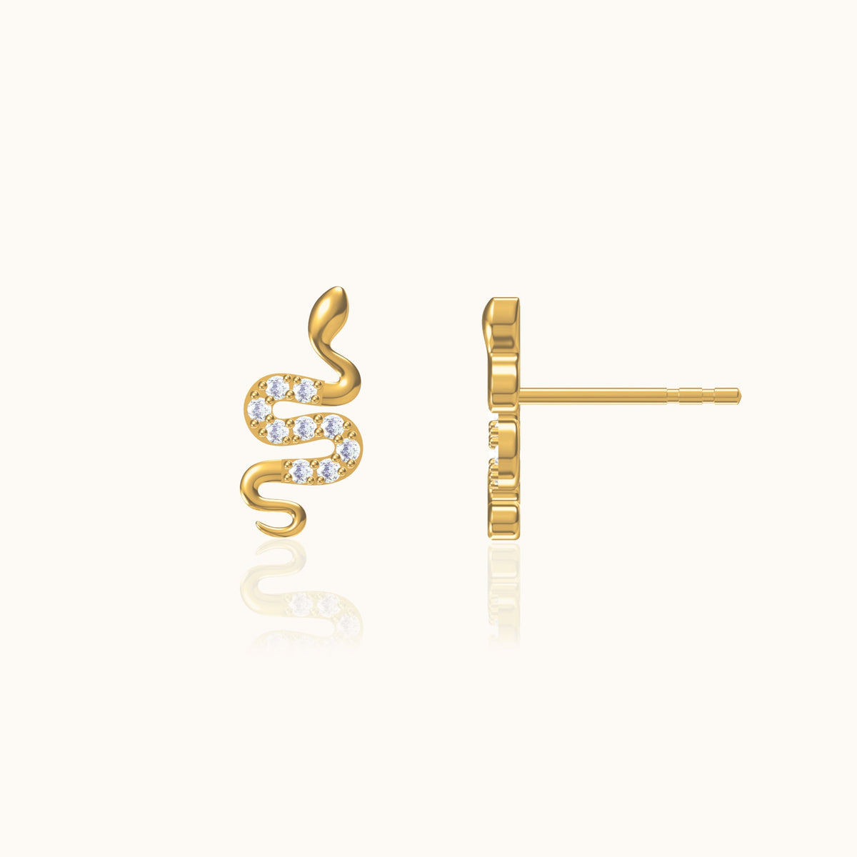 Urmi – Snake Stud Earrings