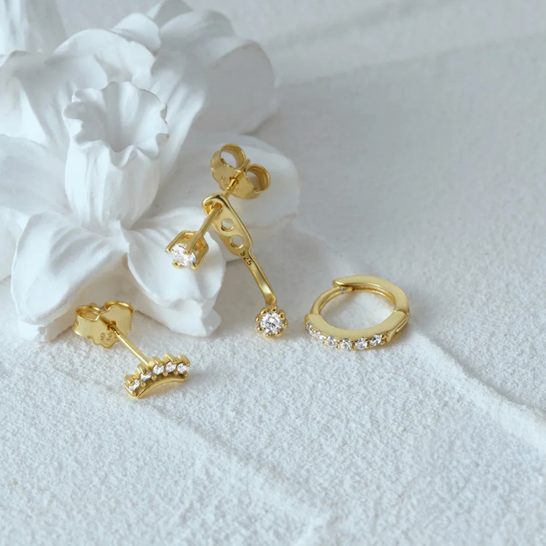 Elena – Set with Three Earrings