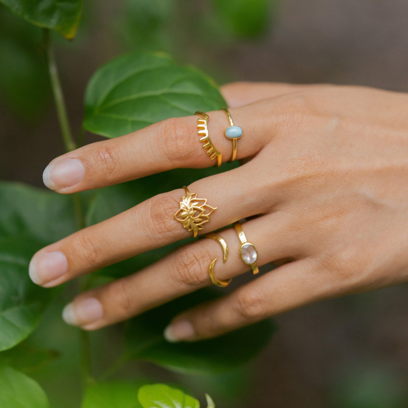 Lotus Flower - Elegant Ring