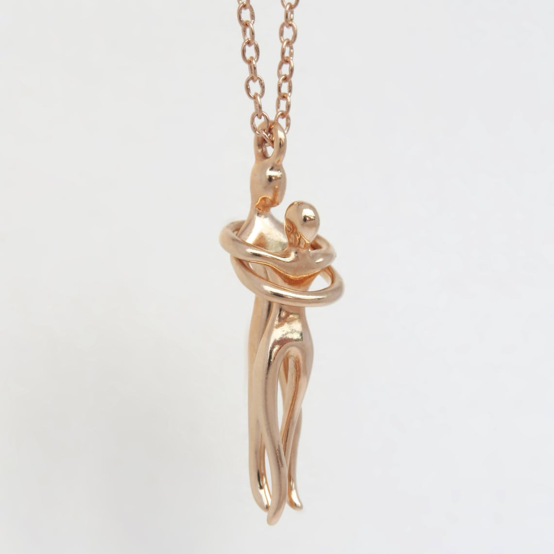 Love Hug Pendant - Couple Hug Necklace