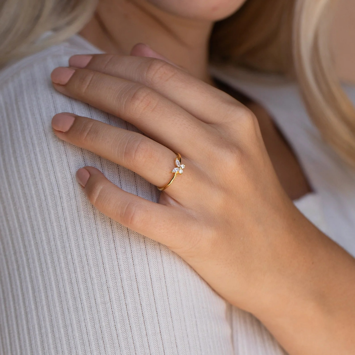 Elegant Butterfly Ring
