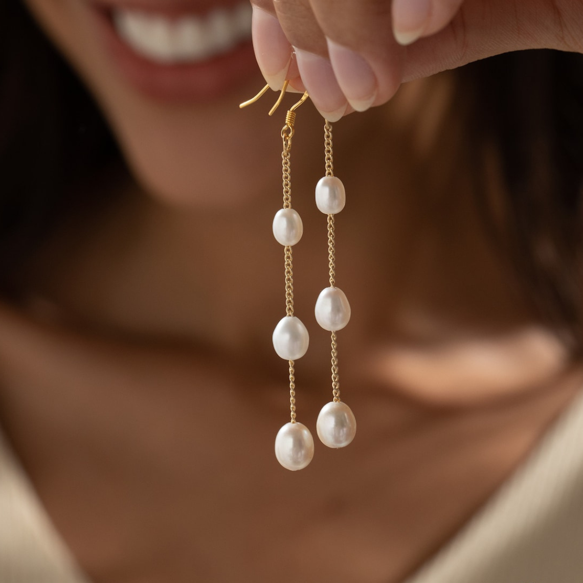 Diverse Pearl Drops - Hanging Earrings