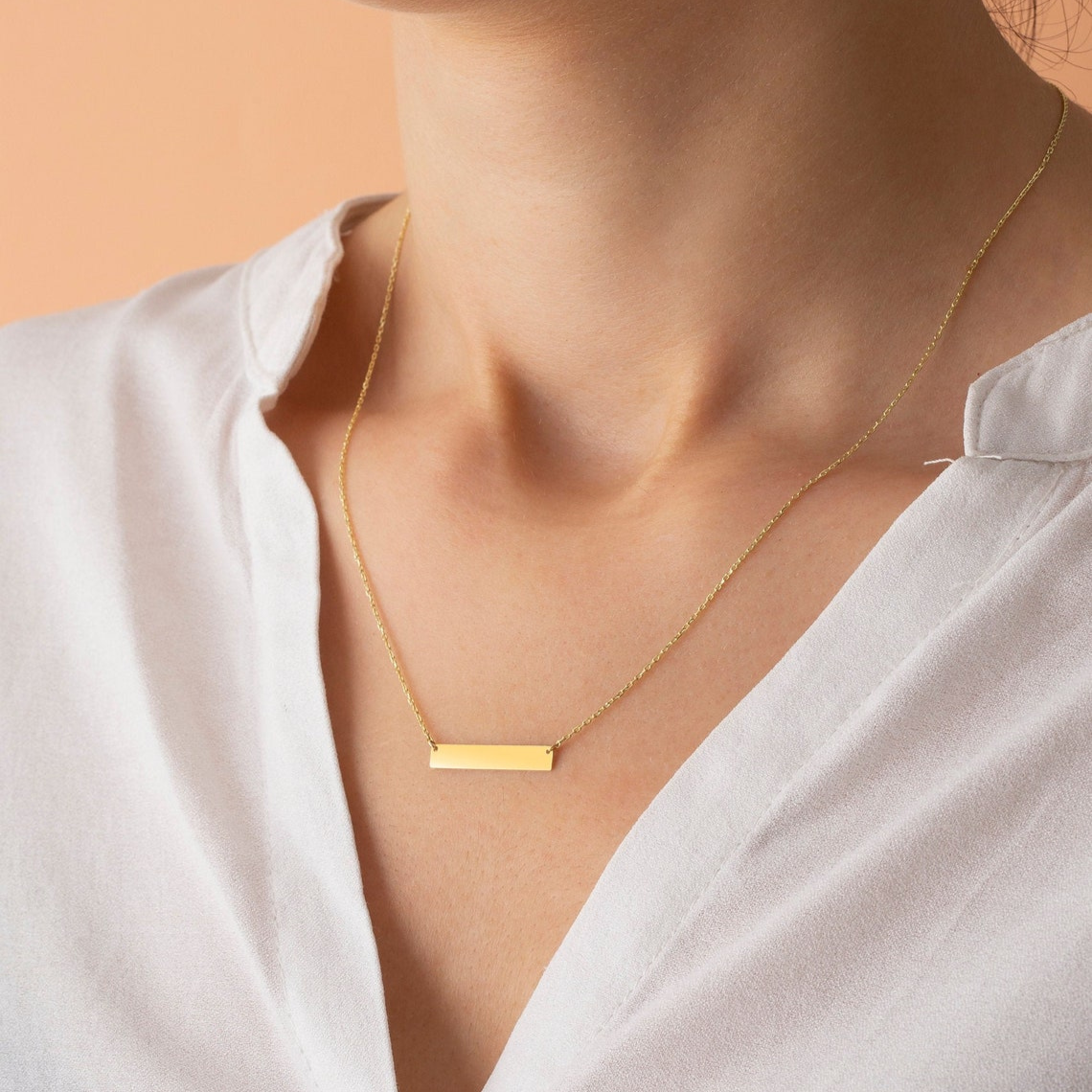 Name Bar Pendant - Custom Bar Pendant