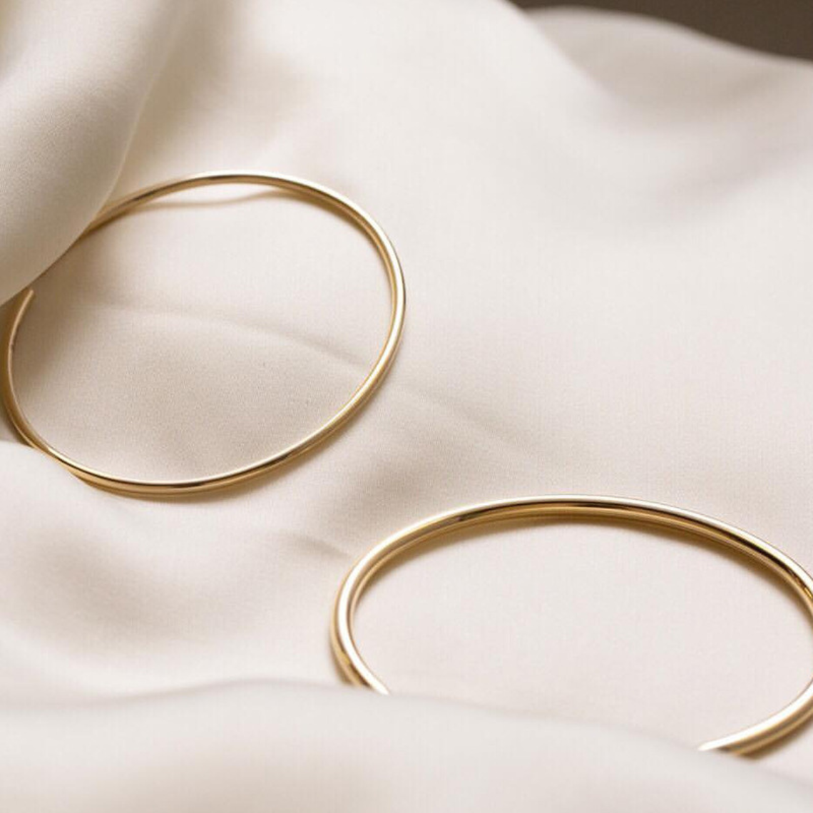 Classic Bangle - Gold Slip-On Bracelet