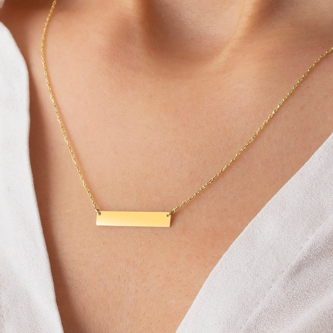 Name Bar Pendant - Custom Bar Pendant