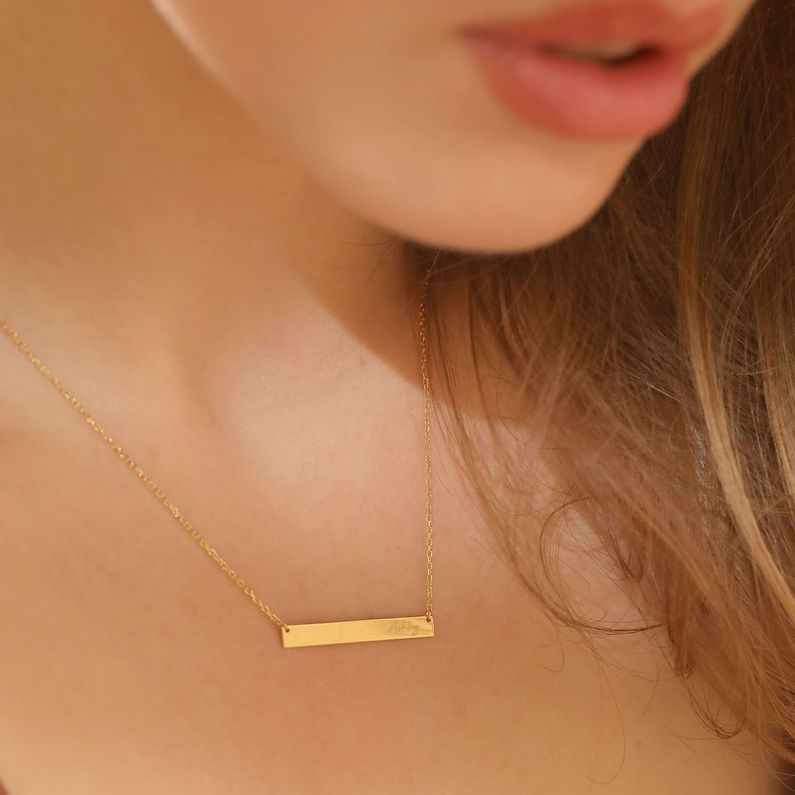 Name Bar Pendant - Custom Bar Pendant
