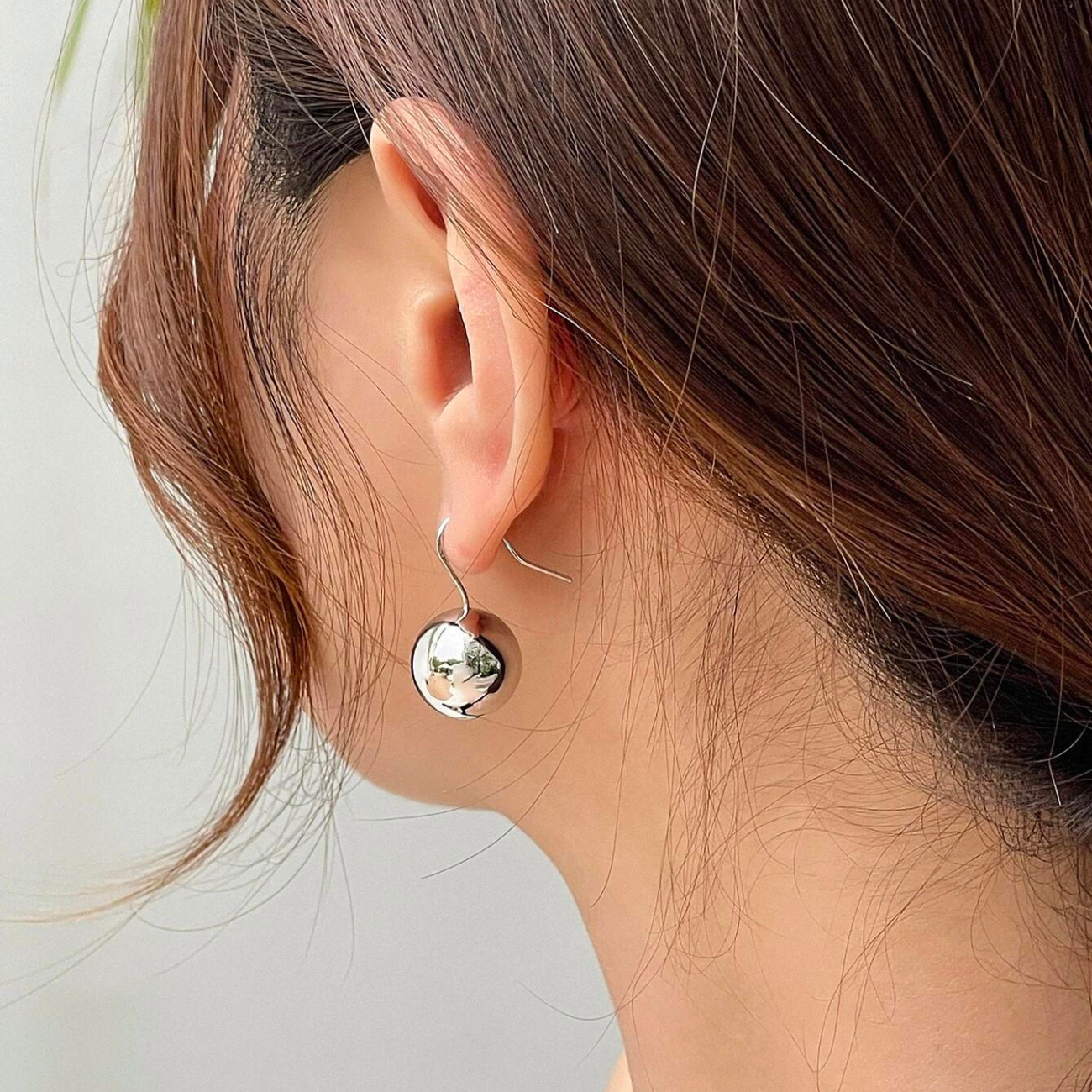 Ball Earrings - Radiant Round Ear Hooks
