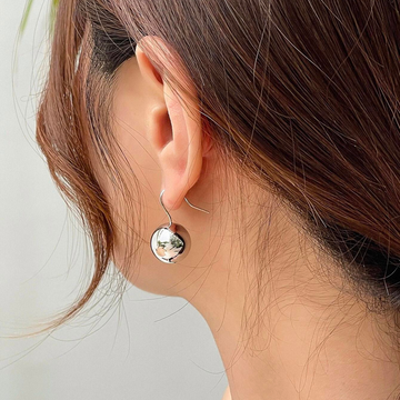 Ball Earrings - Radiant Round Ear Hooks