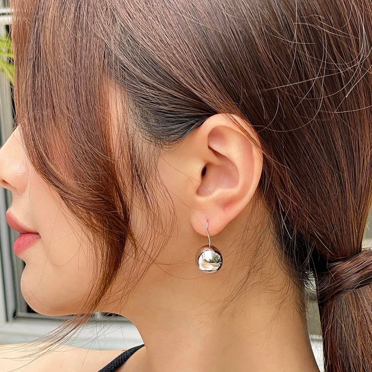 Ball Earrings - Radiant Round Ear Hooks