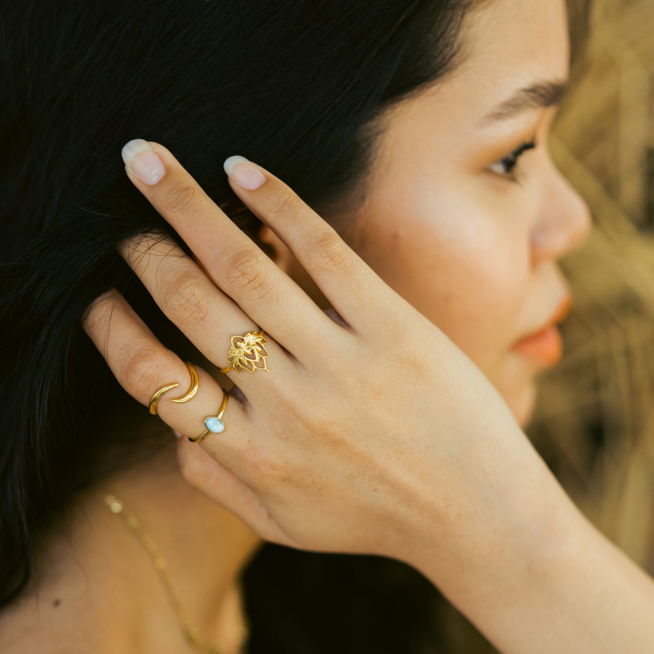 Lotus Flower - Elegant Ring